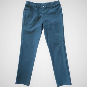 Lululemon Men's ABC Pant 5 Pocket Pants Swift Cotton Dark Blue Size 32 x 32